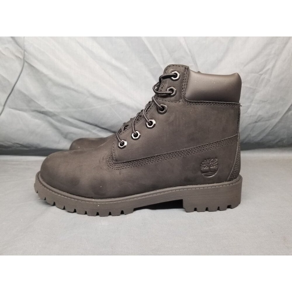 Timberland Boys 6 Inch Premium Waterproof Boots Lace Up Black Size 10 NEW NO BOX - Picture 4 of 8